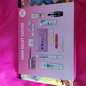ULTA beauty sample pack perfume skin care makeup haircare,large cosmetic bag NEW